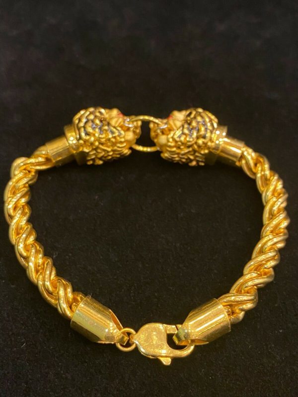 Mens gold bracelet